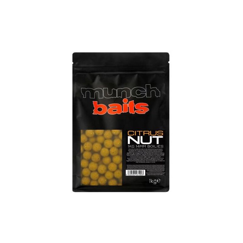 KULKI ZANĘTOWE MUNCH BAITS CITRUS NUT 1kg 14mm