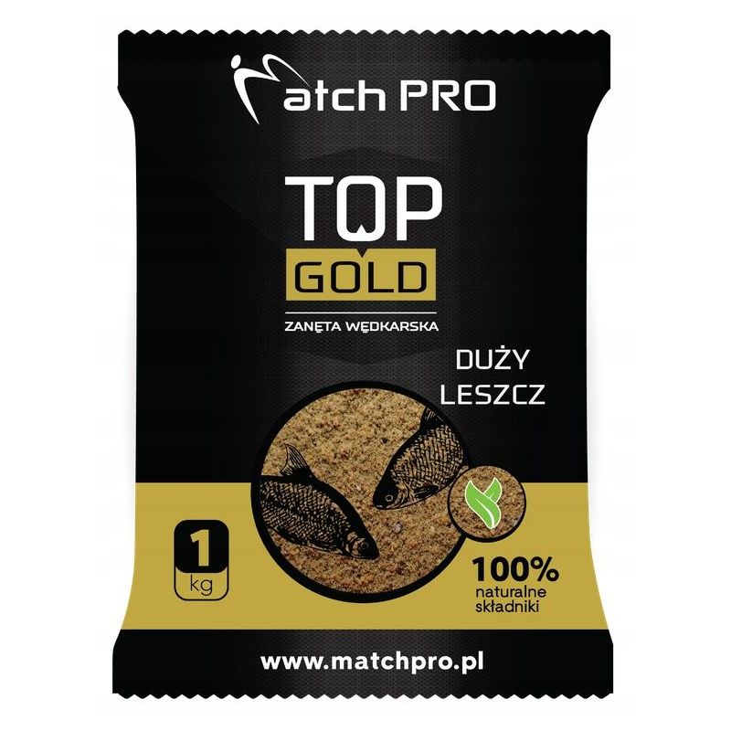 ZANĘTA MATCH PRO TOP GOLD DUŻY LESZCZ 1kg