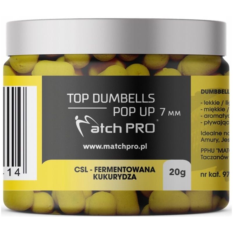 DUMBELLS MATCH PRO TOP POP UP CSL 7mm 20g