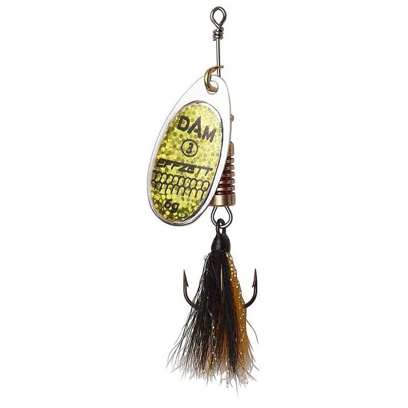 BŁYSTKA OBROTOWA DAM SPINNER DRESSED GOLD 1 3g
