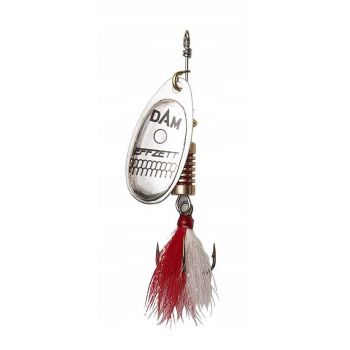 BŁYSTKA OBROTOWA DAM SPINNER DRESSED SILVER 1 3g