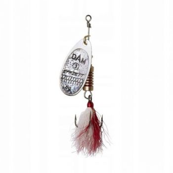BŁYSTKA OBROTOWA DAM SPINNER DRESSED SILVER 1 3g