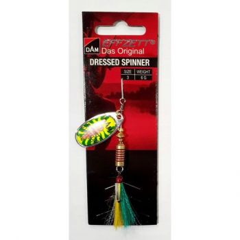 BŁYSTKA OBROTOWA DAM SPINNER DRESSED FIRE 3 6g