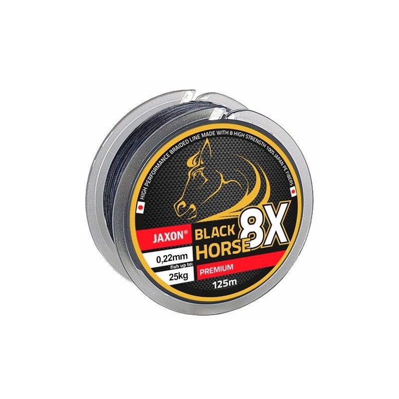 PLECIONKA JAXON BLACK HORSE 8X PREMIUM 0,16mm 125m