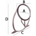 PRZELOTKA ANACONDA ROD GUIDE LSG 50mm BLACK