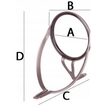PRZELOTKA ANACONDA ROD GUIDE LSG 50mm BLACK