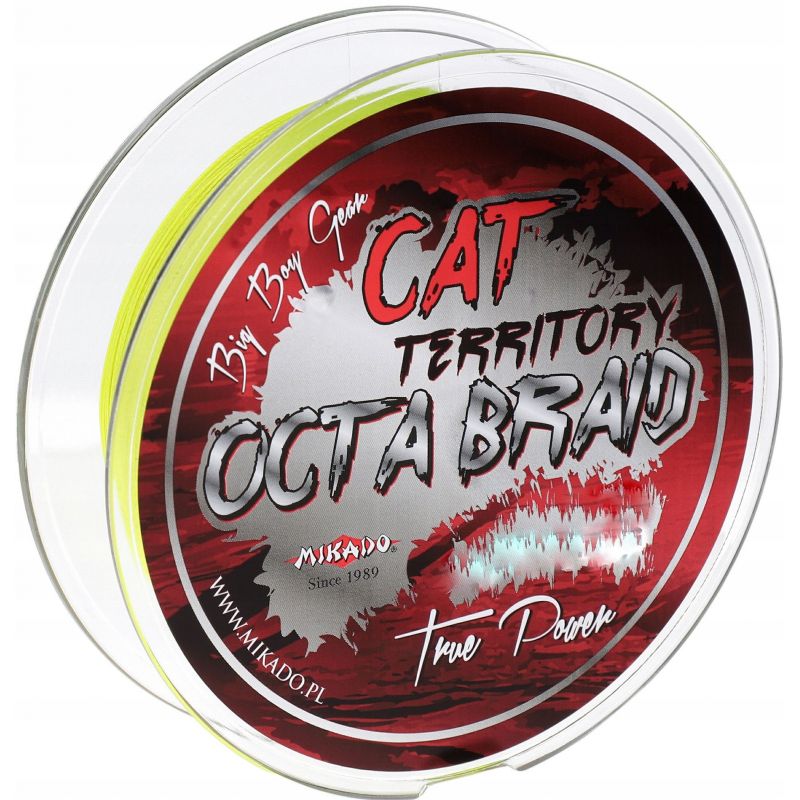 PLECIONKA CAT TERRITORY OCTA BRAID 300m 0,40mm ŻÓŁ