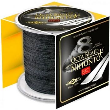 PLECIONKA NIHONTO OCTA BRAID 300M BLACK 0,45mm