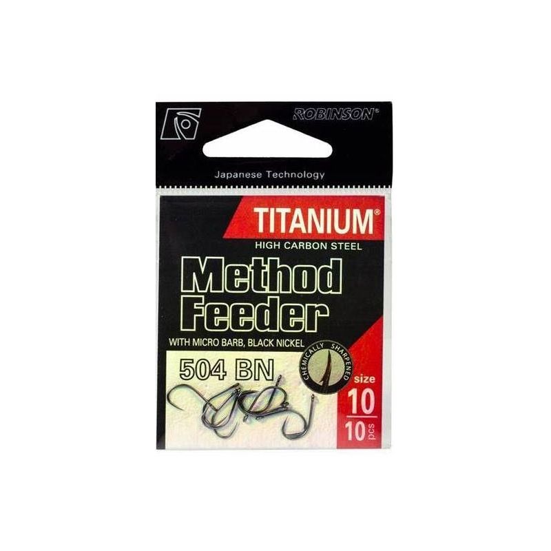 HACZYKI TITANIUM METHOD FEEDER 504 ROZ. 10 10szt
