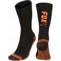 SKARPETY FOX BLACK ORANGE THERMO SOCK ROZ. 40-43