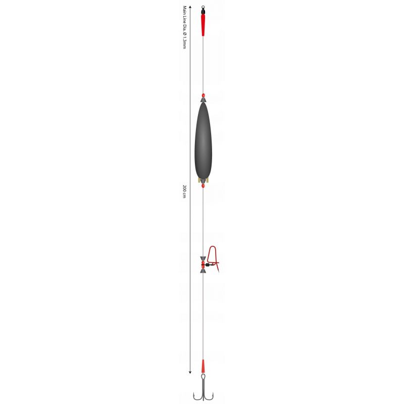 ZESTAW SUMOWY MIKADO SET II COMBI 200cm 3/0 100kg