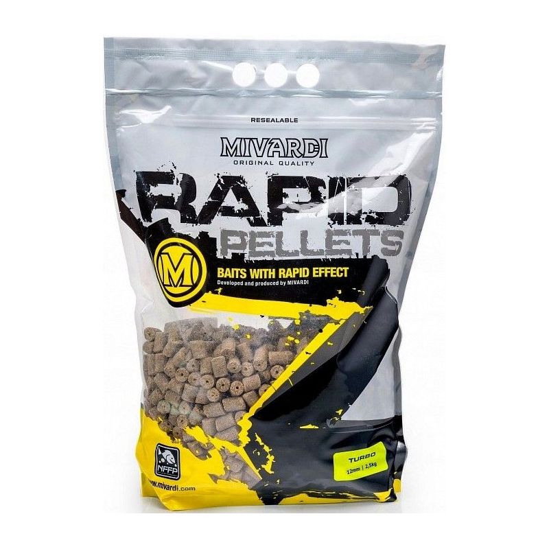PELLET MIVARDI RAPID 2,5kg 12mm TURBO PELLETS