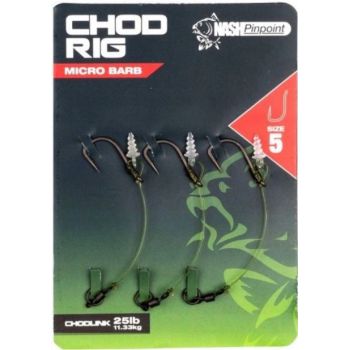 PRZYPON NASH CHOD RIG MICRO BARBED 4 MB