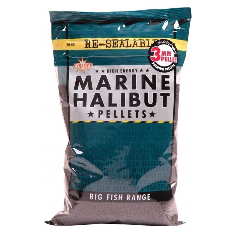 PELLET DYNAMITE BAITS MARINE HALIBUT 3mm 900g