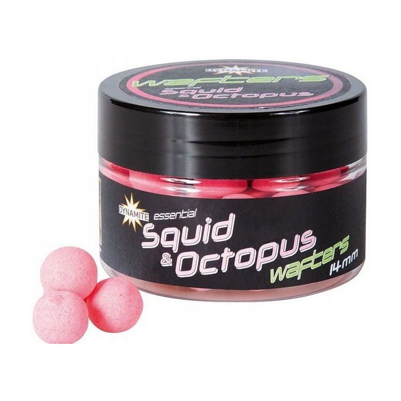 DUMBELLS DYNAMITE WAFTERS FLUORO 14mm SQUID OCTOPU