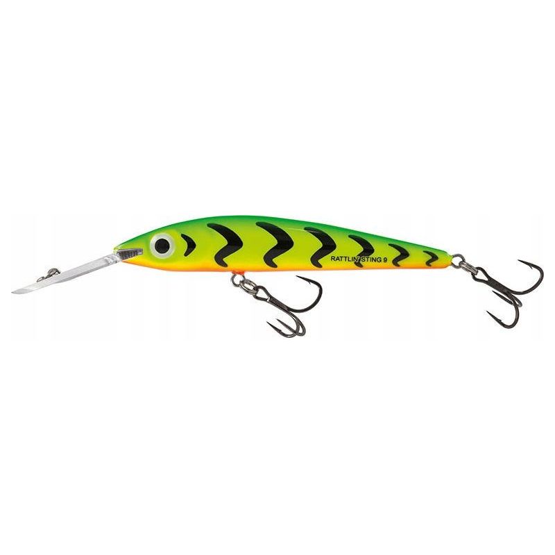 WOBLER SALMO RS9 RATTLIN STING 9cm 11g GREEN TIGER