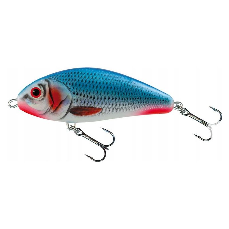 WOBLER SALMO FATSO F10S 10cm 52g BLEEDING BLUE SHA