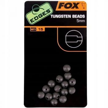 KORALIKI WOLFRAMOWE FOX TUNGSTEN BEADS 5mm 15szt