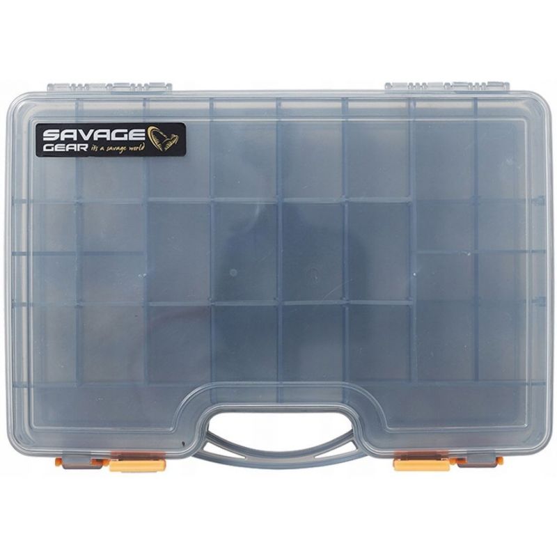 PUDEŁKO SAVAGE GEAR LUREBOX SMOKE L WODOODPORNE