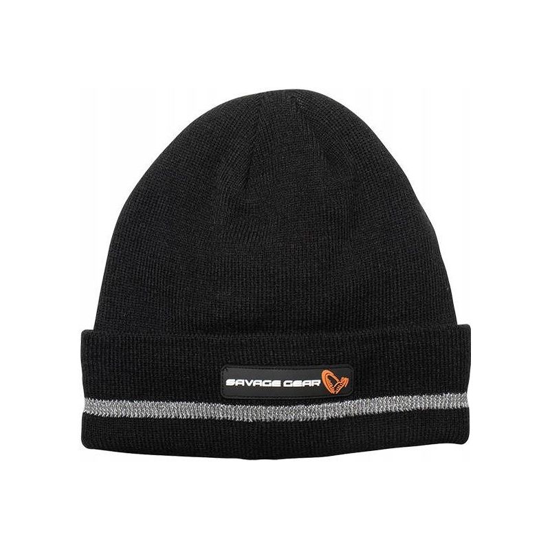 CZAPKA SAVAGE GEAR ZIMOWA REFLEX BEANIE BLACK