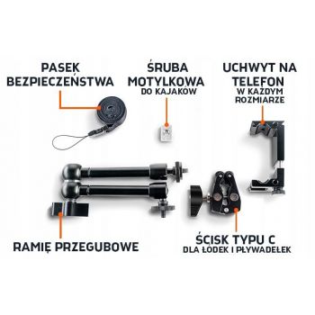 UCHWYT DEEPER DO SMARTPHONA NA ŁÓDKĘ I KAJAK
