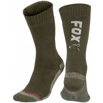 SKARPETY FOX GREEN SILVER THERMO SOCK ROZ. 44-47