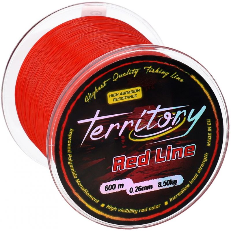 ŻYŁKA MIKADO TERRITORY RED LINE 0.26mm\8.50kg\600m