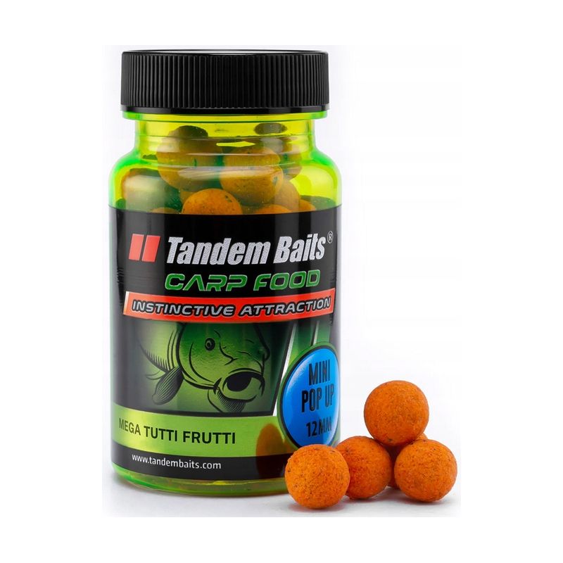 KULKI TANDEM BAITS MINI POP-UP 12mm 30g TRUSKAWKA