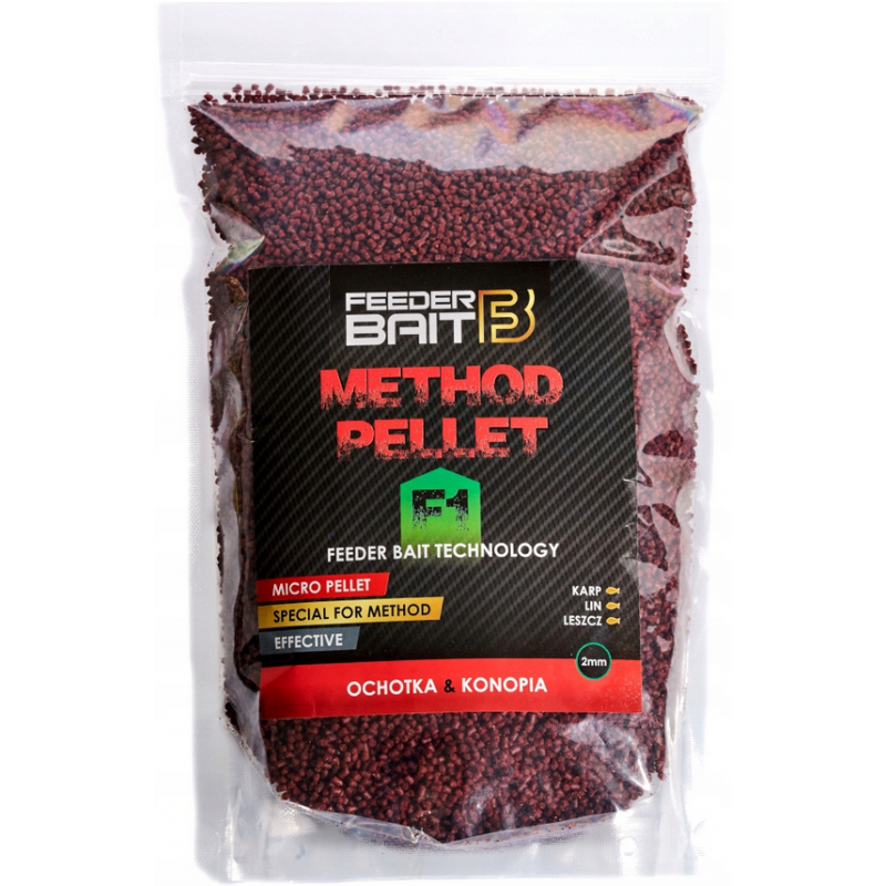 PELLET FEEDER BAIT METHOD MIX F1 800g 2mm OCHOTKA