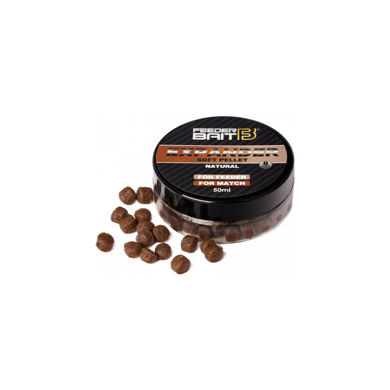 PELLET FEEDER BAIT SOFT EXPANDER NATURAL
