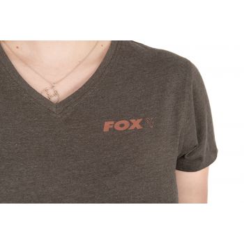 KOSZULKA DAMSKA FOX WC V NECK-T M