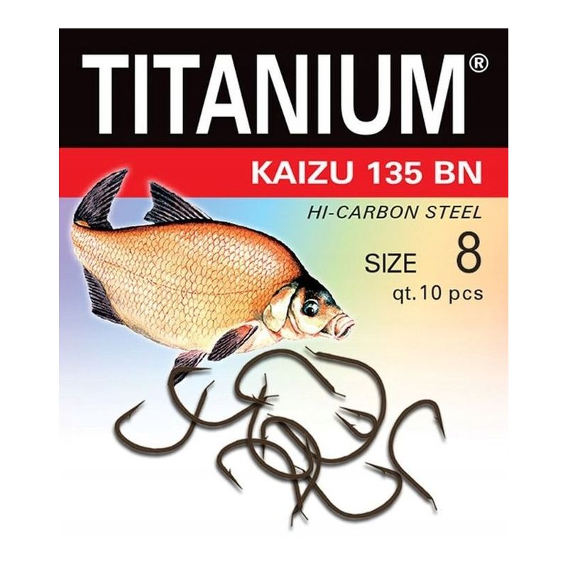 HACZYKI ROBINSON TITANIUM KAIZU ROZ. 8 10szt ŁOPAT