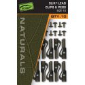 BEZPIECZNY KLIPS FOX NATURALS SLIK LEAD CLIPS 10