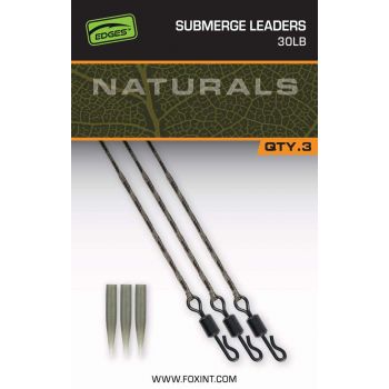 PRZYPONY KARPIOWE FOX SUBMERGE LEADERS 30lb