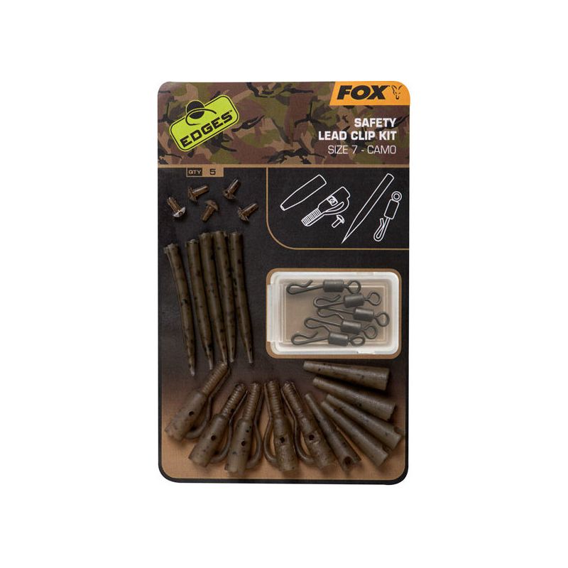 ZESTAW FOX BEZPIECZNY KLIPS CAMO LEAD CLIP 7
