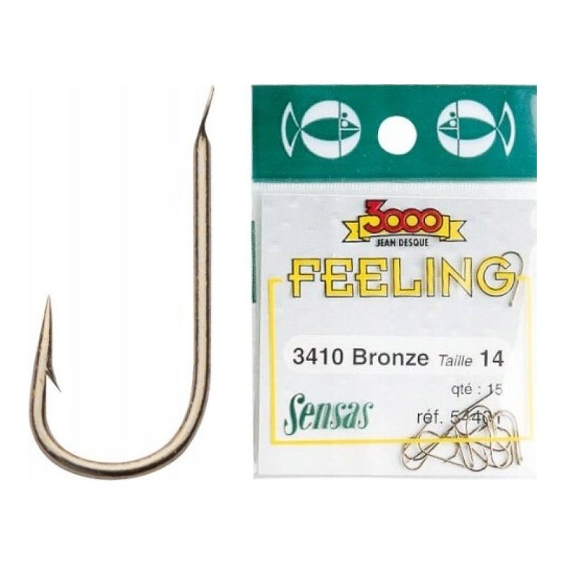 HACZYKI SENSAS 3410 BRONZE ROZMIAR 10 HAKI