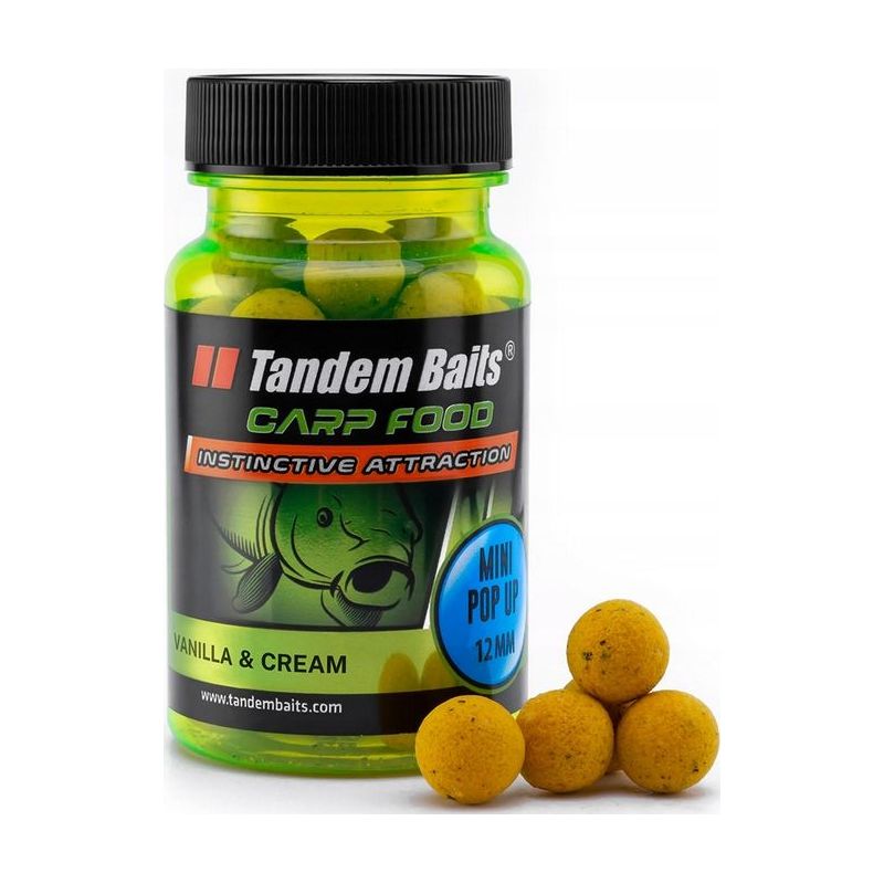KULKI TANDEM BAITS MINI POP-UP 12mm 30g WANILIA