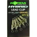 KLIPSY DO CIĘŻARKÓW KORDA HYBRID LEAD CLIPS WEED 8