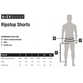 SPODENKI NASH RIPSTOP SHORTS X-LARGE XL