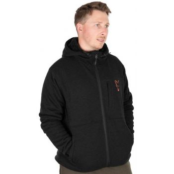 KURTKA FOX COLLECTION SHERPA BLACK ORANGE ROZM XXL