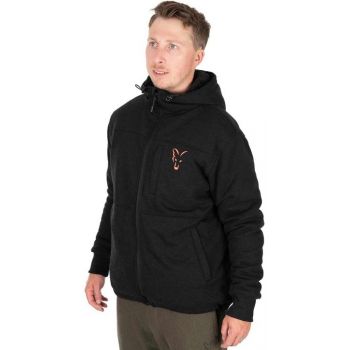 KURTKA FOX COLLECTION SHERPA BLACK ORANGE ROZM XXL