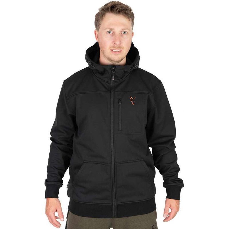 KURTKA FOX COLLECTION SOFT SHELL BLACK ORANGE L