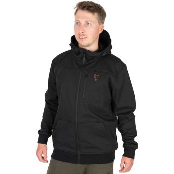 KURTKA FOX COLLECTION SOFT SHELL BLACK ORANGE XL