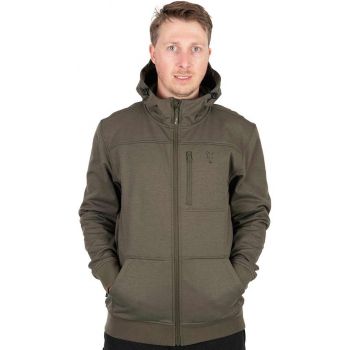 KURTKA FOX COLLECTION SOFT SHELL BLACK GREEN XXL