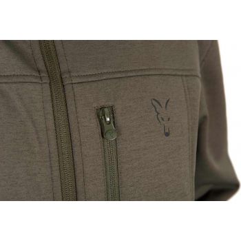 KURTKA FOX COLLECTION SOFT SHELL BLACK GREEN XXL