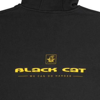 BLUZA BLACK CAT ZIPPER CZARNA ROZM S 