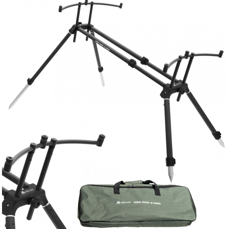 STANOWISKO KARPIOWE MIKADO ARC POD 3 ROD STOJAK