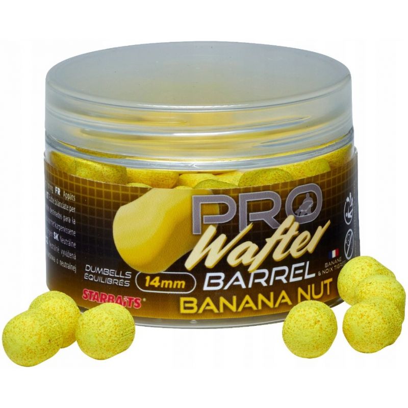 KULKI STARBAITS BANANA NUT WAFTERS BARREL 14mm 50g