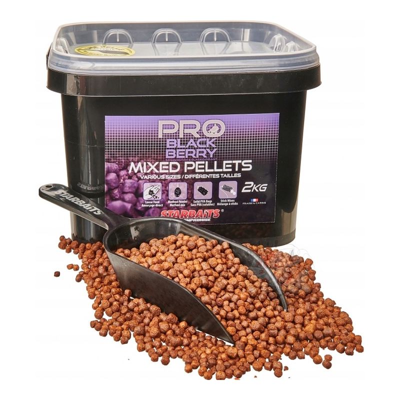 PELLET STARBAITS BLACKBERRY MIXED 2kg WIADRO 
