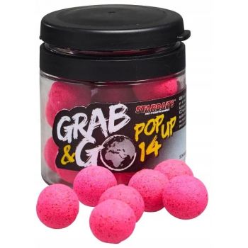 KULKI STARBAITS GRAB & GO POP UP 14mm STRAWBERRY